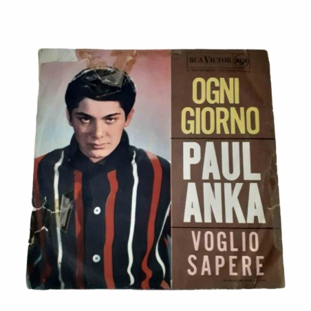 Paul Anka – Ogni Giorno -1963 - Vinile 45 giri