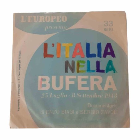 L'Europeo presenta - l'Italia nella Bufera - Enzo Biagi e Sergio Zavoli - vinile 33 giri